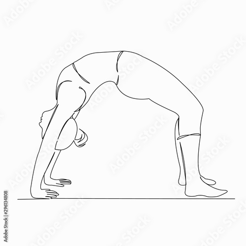 yoga pose wheel