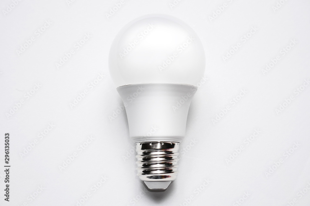 Energy white saving LED lamp isolated on white background Energy white saving LED lamp isolated on white background