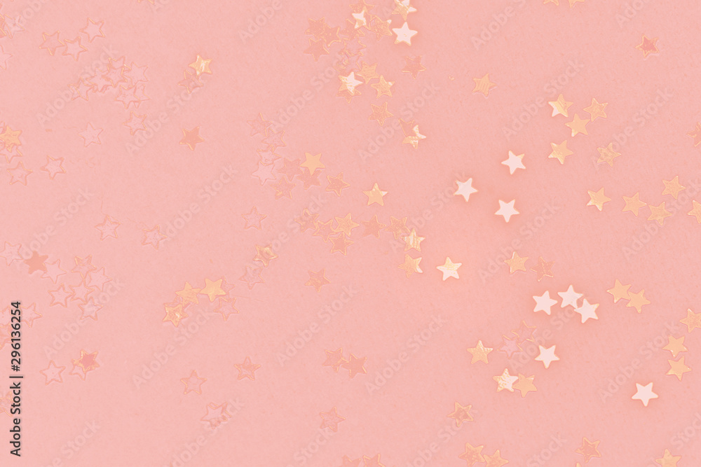 Abstract background in pink Coral Color.