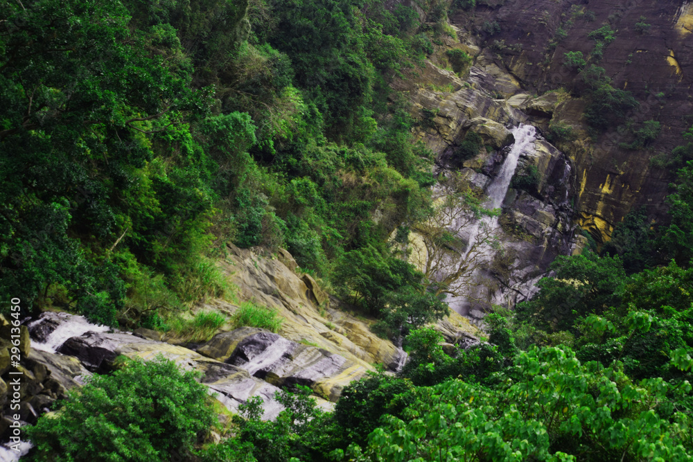 Obraz premium Beautiful RAVANA falls in Sri Lanka