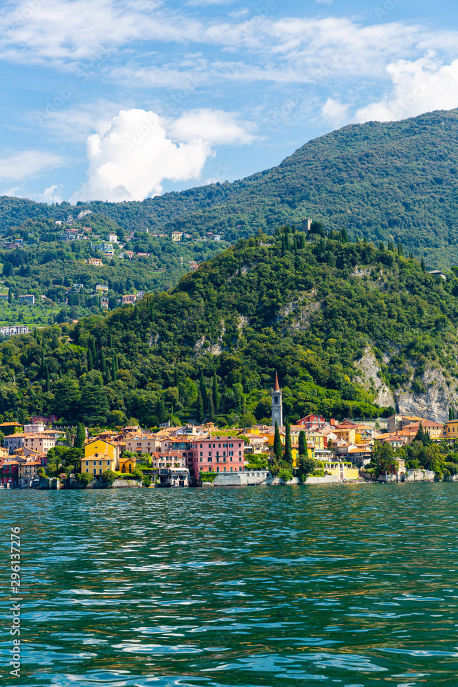 Varenna on shore of Lake Como, Italy