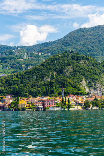 Varenna on shore of Lake Como, Italy