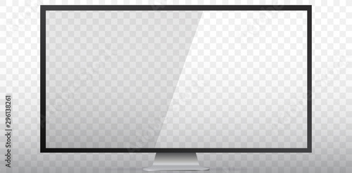 TV Screen Vector Illustration With Transparent Background