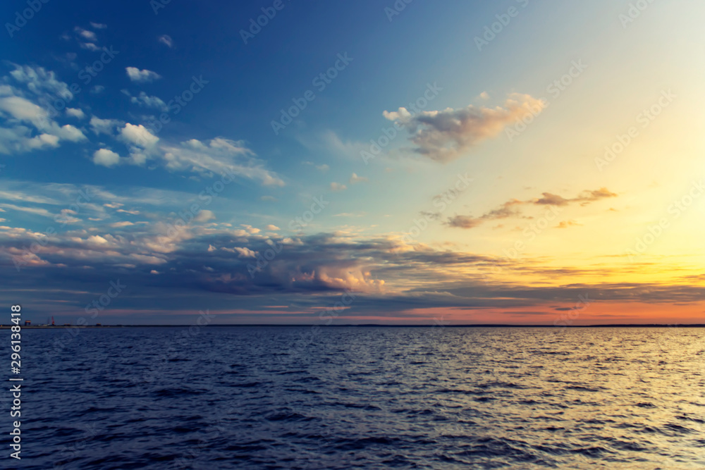 Beautiful nature background with clouds on sunset. Beautiful nature background with clouds on sunset.