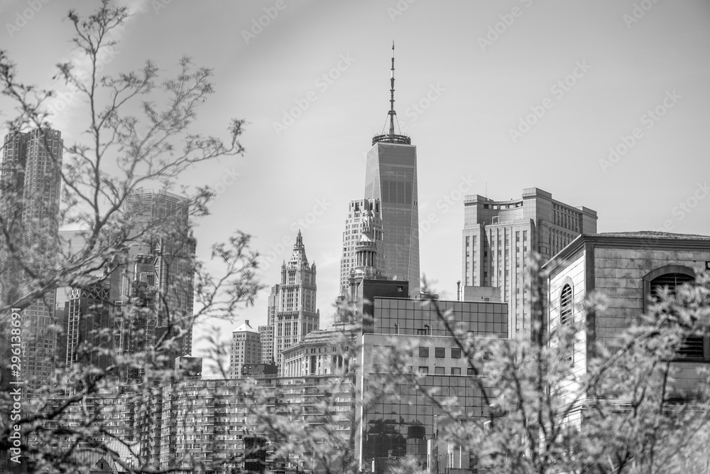 Fototapeta New York city, Amazing New York architecture image, Manhattan architecture photography, big apple city image
