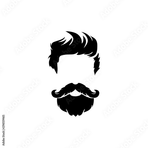 Barber shop isolated vintage label badge emblem. Vector