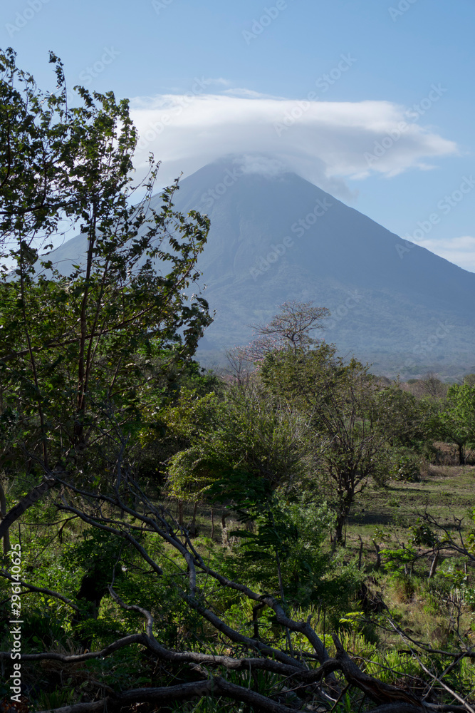 View of volcano on Ometepe island,Nicaragua,Central America