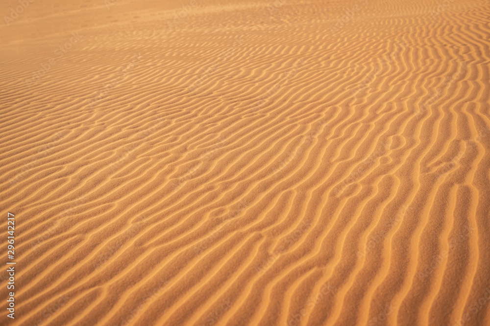 Abstract background and texture of sand waves in desert Abstract background and texture of sand waves in desert