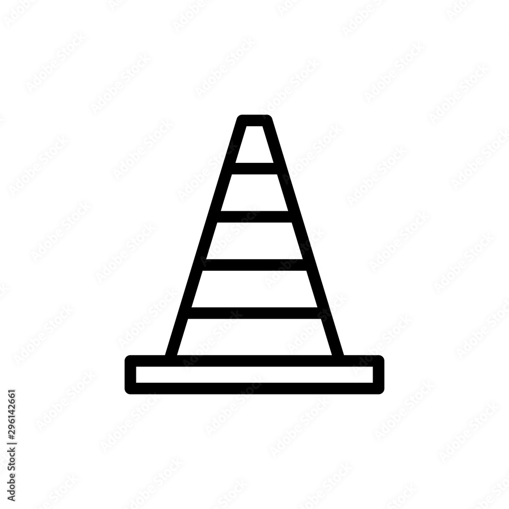 Block cone icon Block cone icon