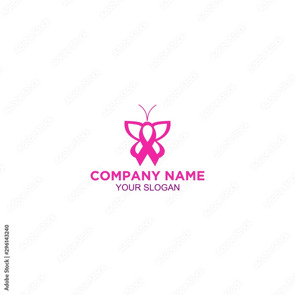 Fight Breast Cancer Logo Design Vector Fight Breast Cancer Logo Design Vector