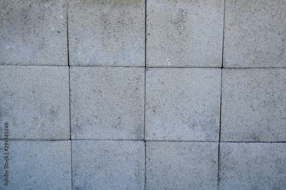 Naklejka premium gray background of floor with paving stones grey