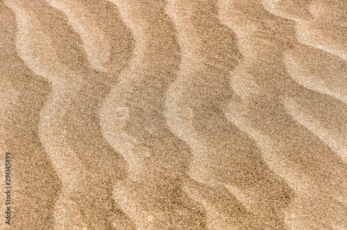 Texture of golden sand