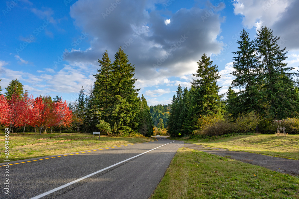 Fototapeta premium Rural Highway In Western United States