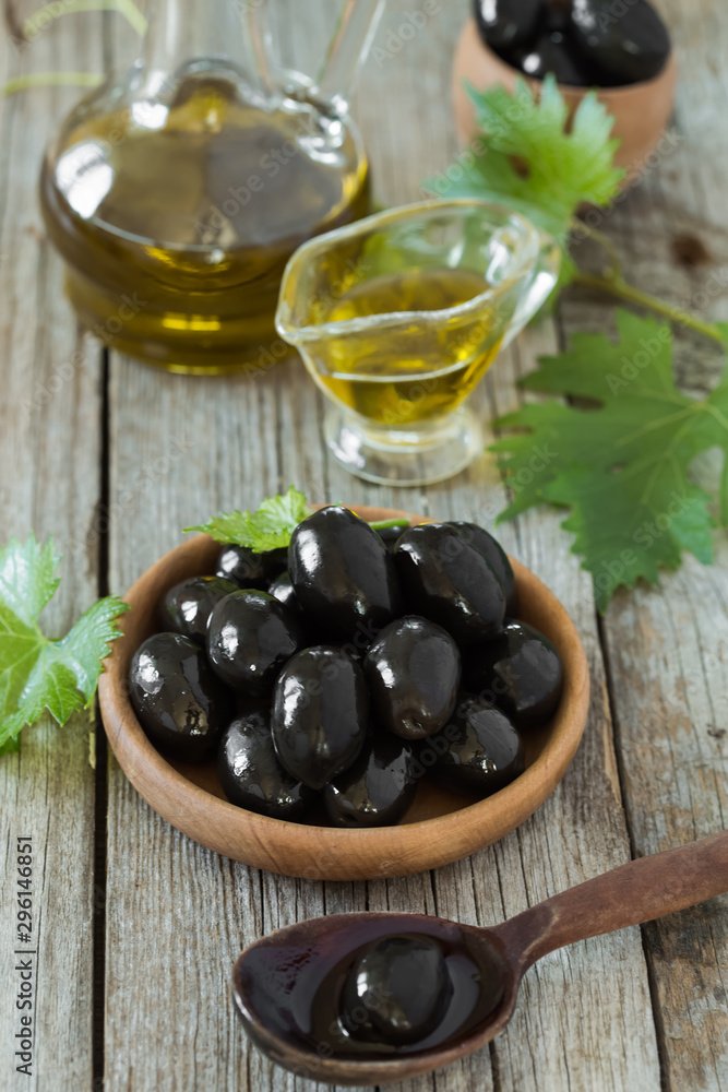 Black Olives and Virgin Olive Oil Black Olives and Virgin Olive Oil