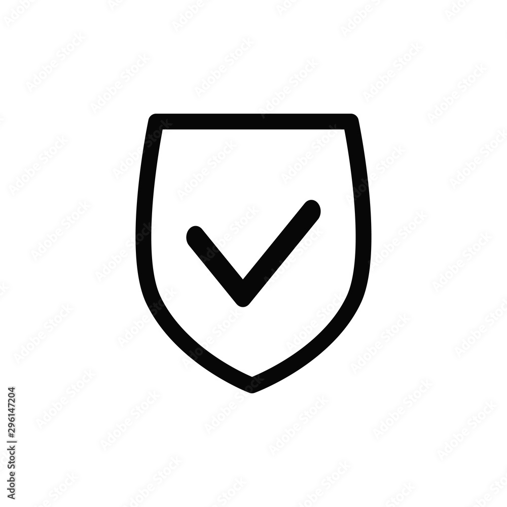 shield icon vector trendy flat style shield icon vector trendy flat style