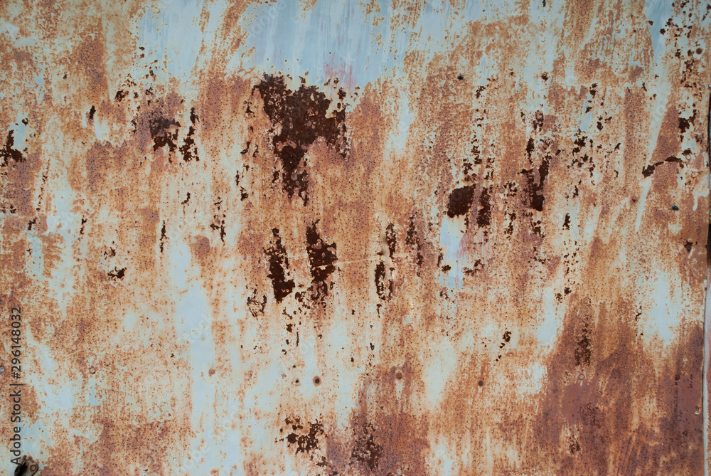 Textures of rusty iron with peeling paint Textures of rusty iron with peeling paint