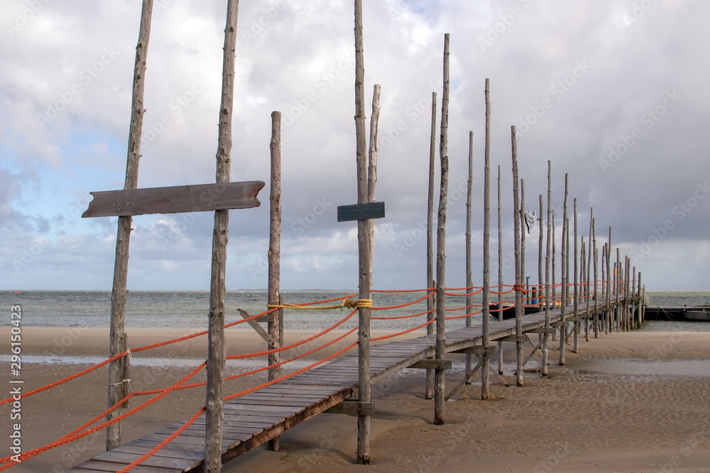 Bootssteg am Meer