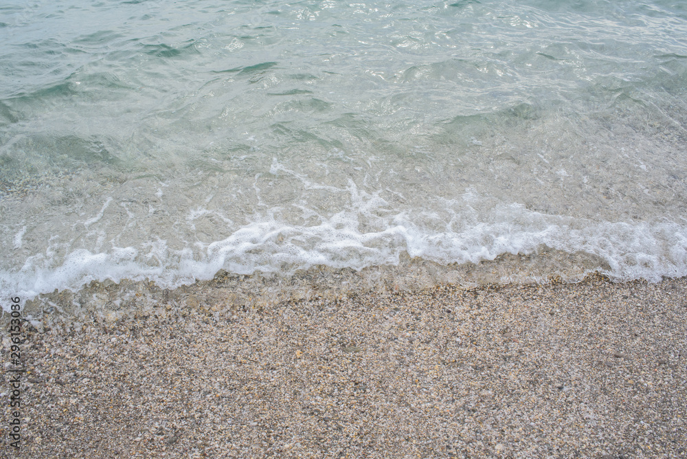 The shore of the Black Sea. Warm air and sea, tourism and pleasure