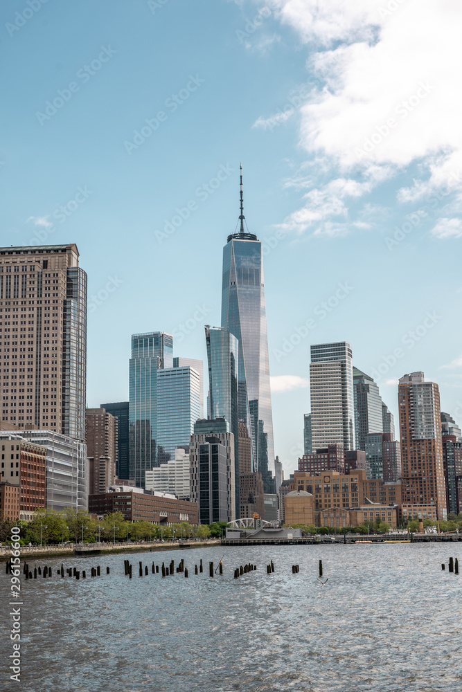 Fototapeta premium New York city, Amazing New York architecture image, Manhattan architecture photography, big apple city image