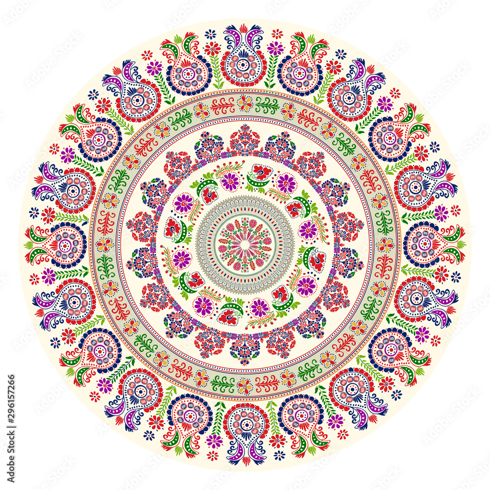 Hungarian round ornament 12 Hungarian round ornament 12