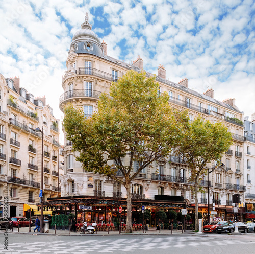 Canvas Print Streets of Paris, France