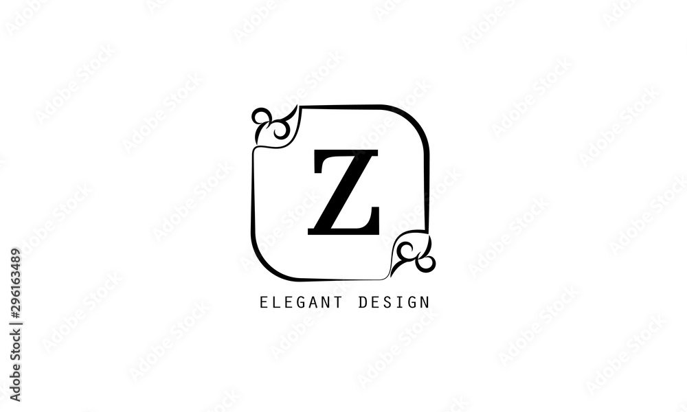 Modern and elegant geometric design of the logo with the letter. Monograms for florists, cosmetics, business. Stylish minimalist vector illustration. Modern and elegant geometric design of the logo with the letter. Monograms for florists, cosmetics, business. Stylish minimalist vector illustration.