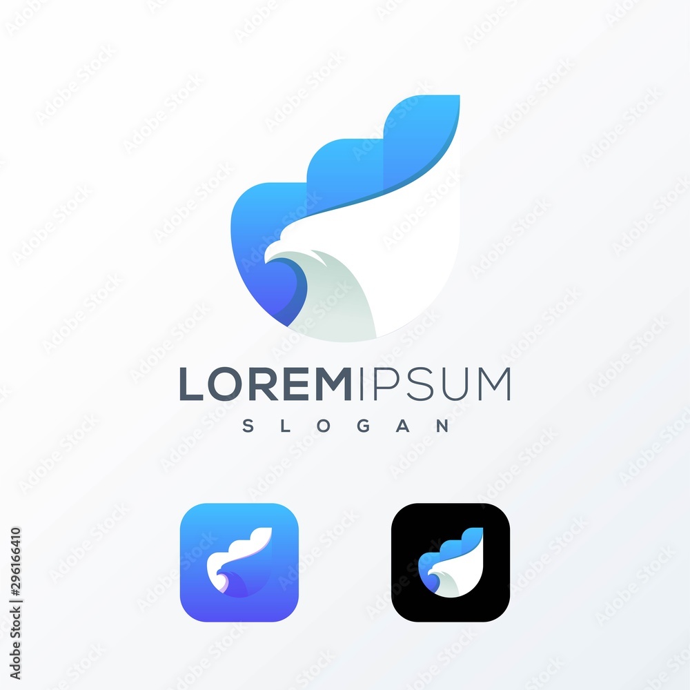 bird chart logo design easy to apply bird chart logo design easy to apply