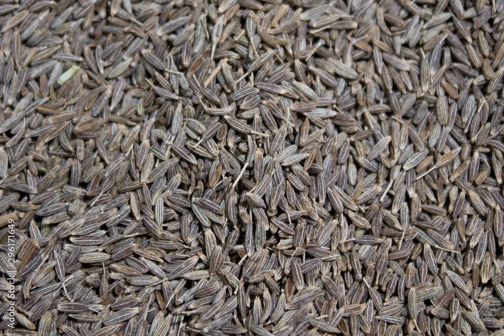 background of cumin seeds