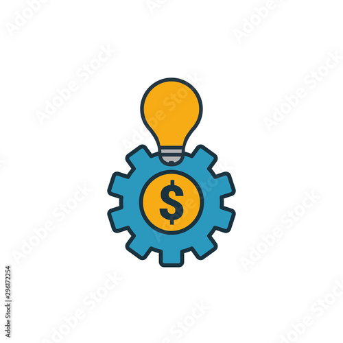 Crowdsourcing icon set. Four elements in diferent styles from content icons collection. Creative crowdsourcing icons filled, outline, colored and flat symbols