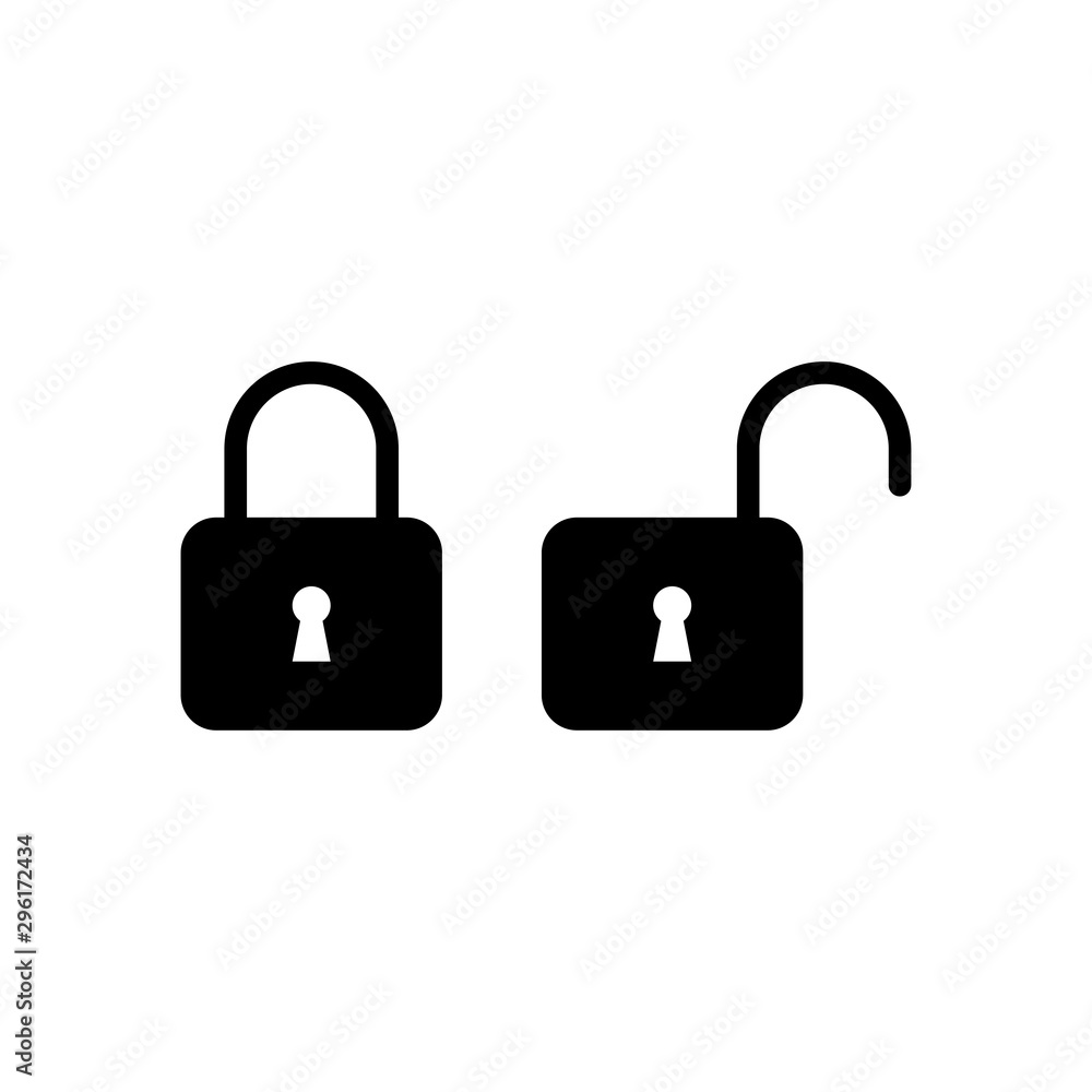 Padlock icon trendy Padlock icon trendy