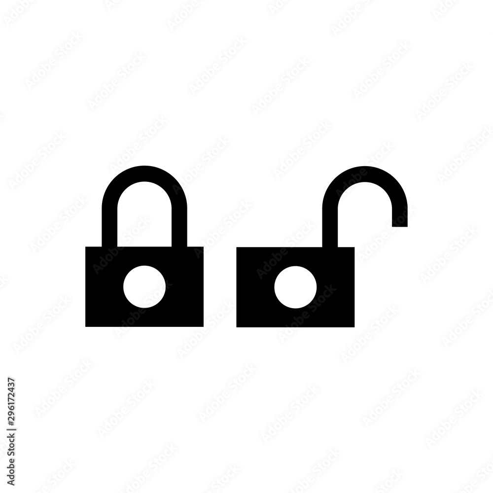 Padlock icon trendy Padlock icon trendy