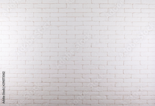 blurred decorative white brick wall