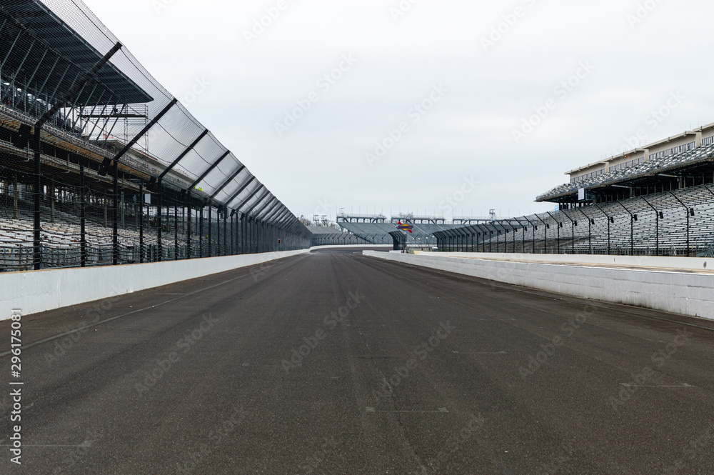View of the Indianapolis Motor Speedway - obrazy, fototapety, plakaty 