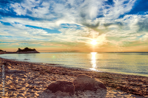 Sunset at The Knob in Falmouth on Cape Cod, MA photo