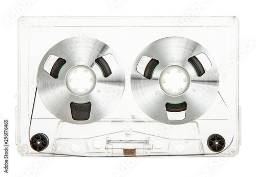 Old cassette tape isolated on the white background (other models in portfolio)