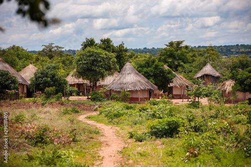 Obraz na płótnie African village