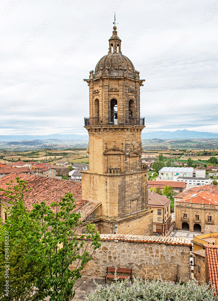 View on the temple in La Rioja, Spain