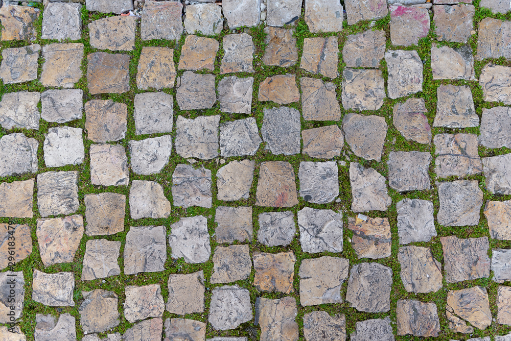 Road stone background texture, street tile texture top view Stock Photo ...
