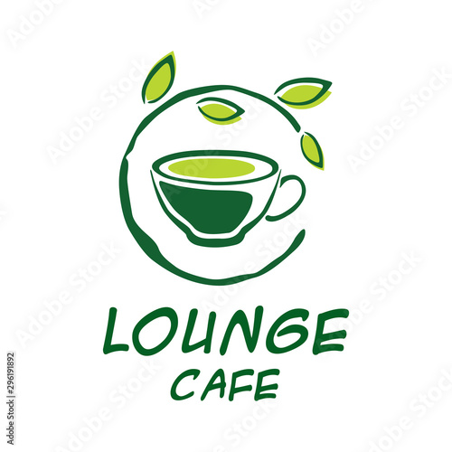 Vector logo lounge cafe  leisure and entertainment
