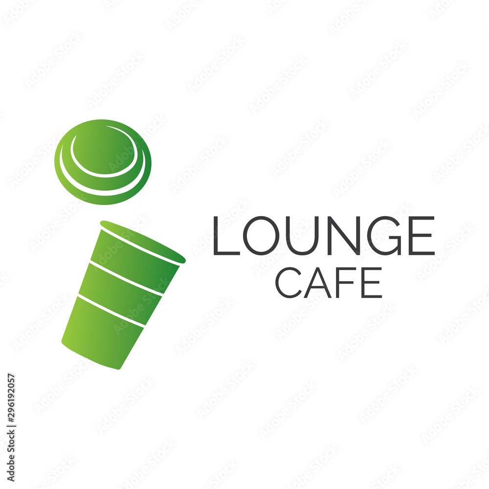 Vector logo lounge cafe, leisure and entertainment Vector logo lounge cafe, leisure and entertainment