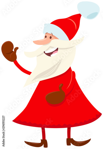 Santa Claus cartoon character on Christmas Time