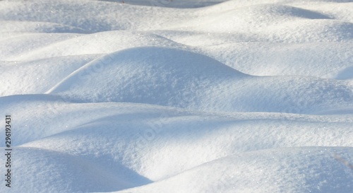 snow with bumps