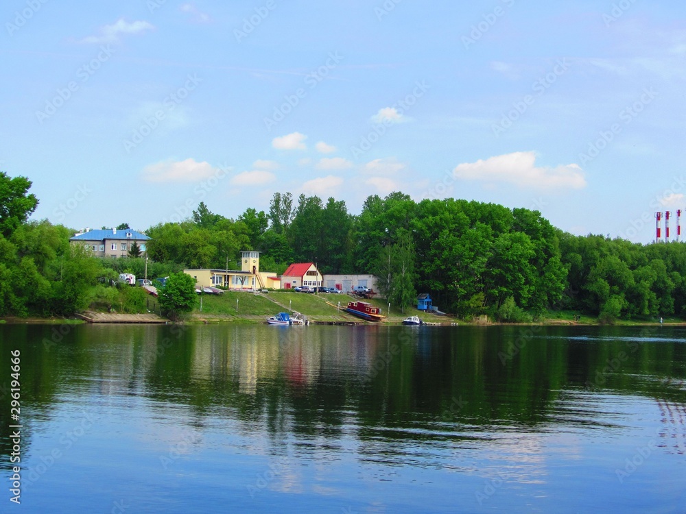 Fototapeta premium Tver town view, Russia