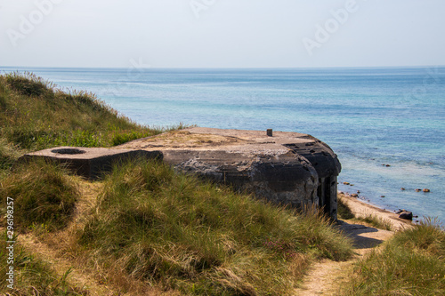 German bunker from the second world war in Hirtshals, Denmark. photo