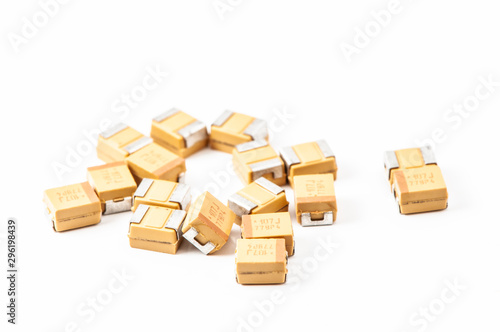 Radio components, tantalum SMD capacitor