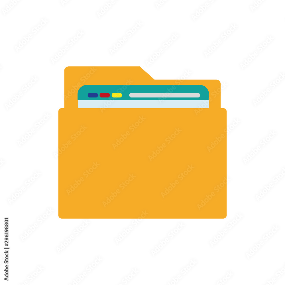 Isolated website icon flat vector design Isolated website icon flat vector design