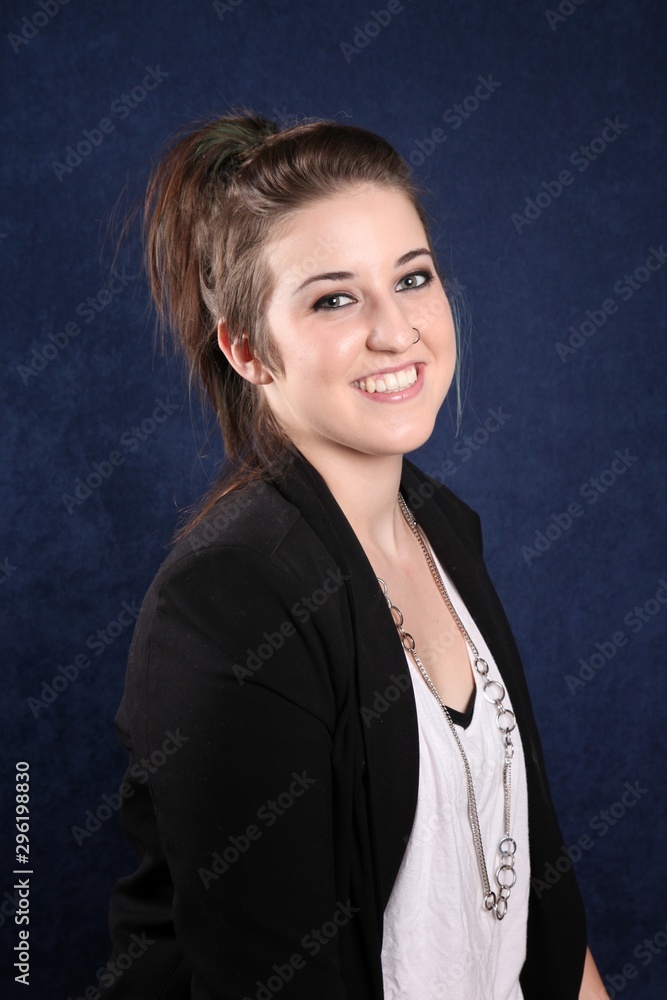 Young business woman formal portrait Young business woman formal portrait