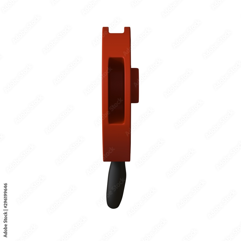 Red hook of a tower crane on a white background, isolate. 3D rendering of excellent quality in high resolution. It can be enlarged and used as a background or texture. Red hook of a tower crane on a white background, isolate. 3D rendering of excellent quality in high resolution. It can be enlarged and used as a background or texture.