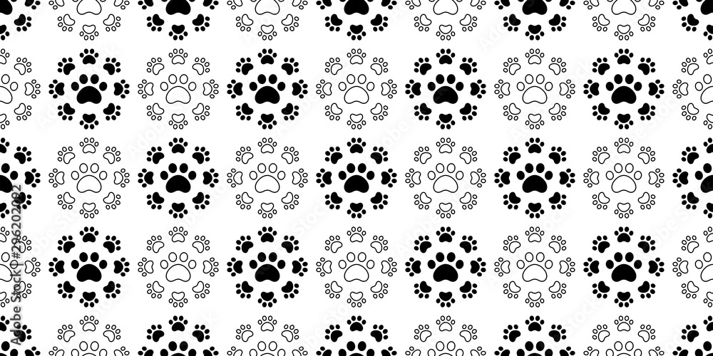 dog paw seamless pattern footprint vector french bulldog icon cartoon scarf isolated repeat wallpaper tile background illustration doodle design dog paw seamless pattern footprint vector french bulldog icon cartoon scarf isolated repeat wallpaper tile background illustration doodle design