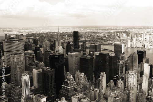 NYC in sepia